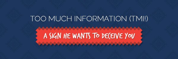 lies potentially violent men use to deceive a woman